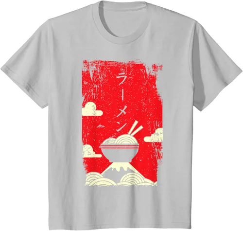 Vista 34 de Ramen Noodles Camiseta de arte japonés, Negro