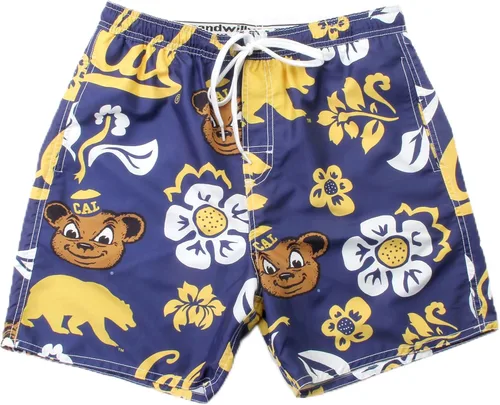 Vista 16 de Wes and Willy NCAA Traje de baño floral para hombre