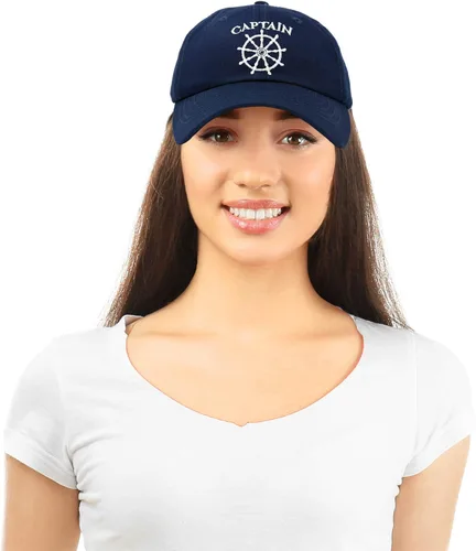 Vista 5 de DALIX Capitán Sombrero Vela Gorra De Béisbol Navy Boat Hombres Mujeres