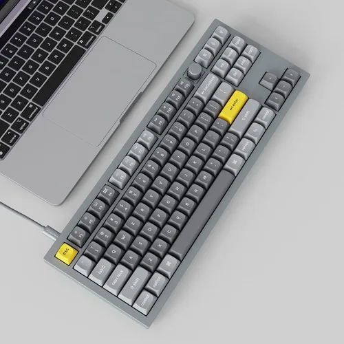 Vista 8 de Keychron Q3 - Perilla de teclado mecánico con cable versión TKL QMKVIA programable macro con interruptor Gateron G Pro marrón intercambiable