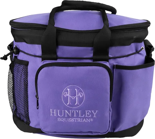 Vista 10 de Huntley Equestrian Bolsa de aseo de lujo perfectamente diseñada de fácil acceso con múltiples bolsillos con cierre superior de doble asa