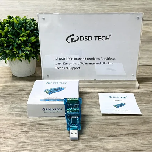 Vista 8 de DSD TECH SH-U11 USB al convertidor RS485 RS422 con el trabajo del microprocesador de FTDI FT232R para Modbus