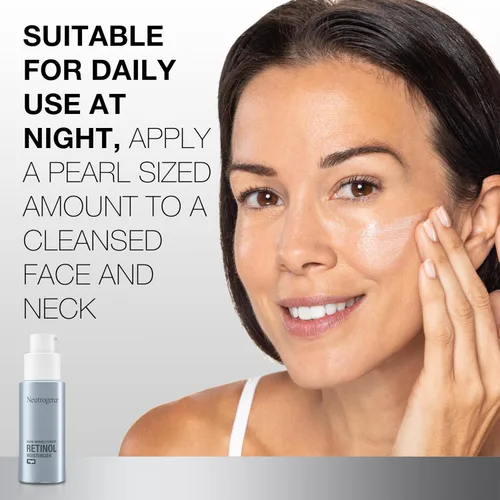 Vista 5 de Neutrogena - Crema hidratante de noche Rapid Wrinkle Repair Retinol, crema facial diaria antienvejecimiento con retinol y ácido hialurónico