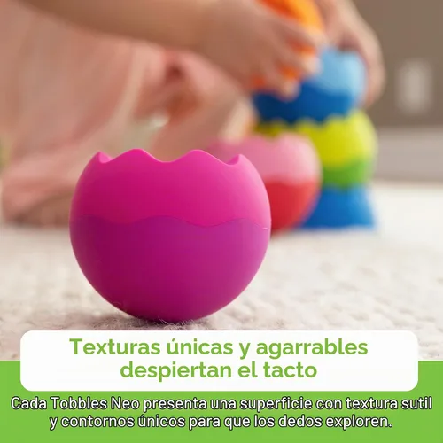 Vista 5 de Fat Brain Toys Tobbles Neo Baby Stacking Toy
