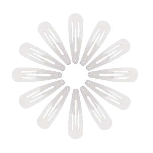 Vista 8 de Dofash 12 pinzas para el pelo a presión para mujer, antideslizantes y de metal, clips pequeños de 2.0 in de 2 pulgadas para cabello fino y fino