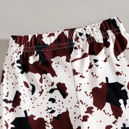 Vista 29 de Eadrioss Ropa para bebé niña pequeña, traje de campana de manga corta, camisa de flores para niños, pantalones florales acampanados, ropa de verano
