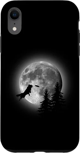Vista 25 de Border Collie Catching Frisbee Moon Case for iPhone 16