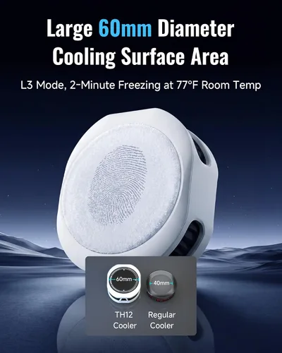 Vista 4 de Upgraded 32W, Magnetic Phone Cooler for MagSafe Black