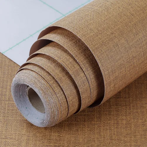 Vista 20 de Papel Tapiz Adhesivo Removible de Seda Negra - 11.8 x 78.7 Pulgadas Papel Tapiz Autoadhesivo Removible, Papel de Contacto para Pared Fácil de Pegar