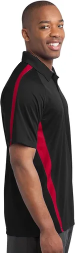 Vista 4 de SPORT-TEK PosiCharge Micro Mesh Colorblock Polo para hombre