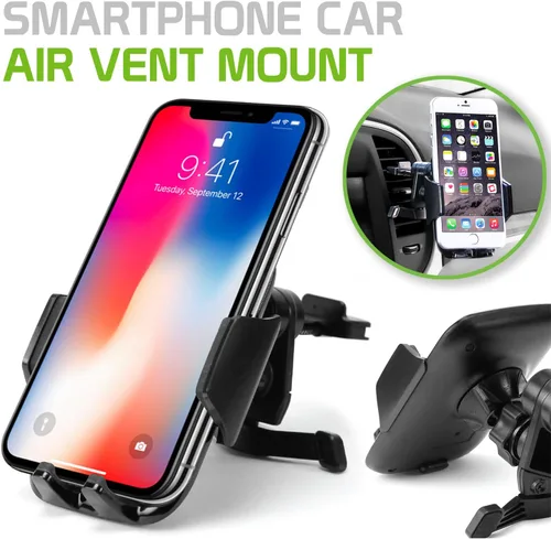 Vista 2 de Cellet Soporte de teléfono inteligente para ventilación de aire, soporte para automóvil compatible con Moto z3, Moto G6, e5, Play, z2, Force