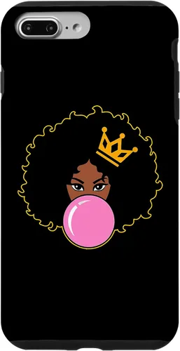 Vista 9 de Funda para iPhone 15, diseño de melanina, diseño de melanina, color rosa mágico