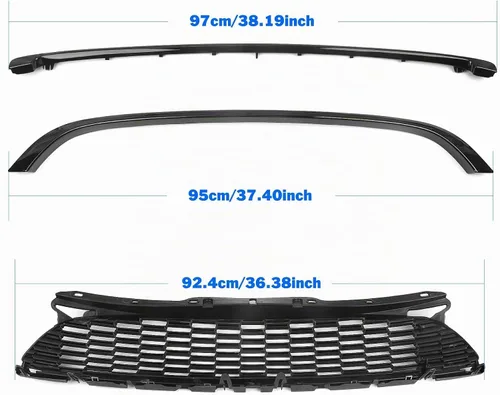 Vista 6 de Rejilla de parachoques delantero para Mini Cooper R55 R56 R57 R58 2007-2015