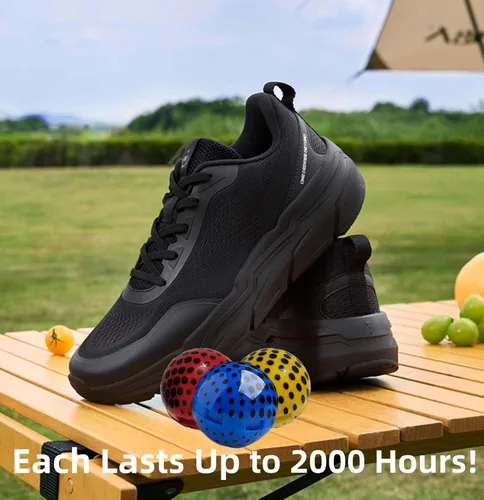 Vista 2 de Pelotas desodorantes para tenis, pelotas desodorantes para tenis, bolsas de gimnasio y casilleros, bolas eliminadoras de olores, paquete de 6