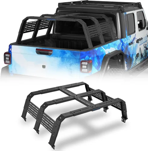 Vista 10 de Kit de Soportes de Montaje Auxiliares Hooke Road Compatible con 2015-2022 Chevrolet Chevy Colorado y GMC Canyon, Solo Funciona con Rack de Cama
