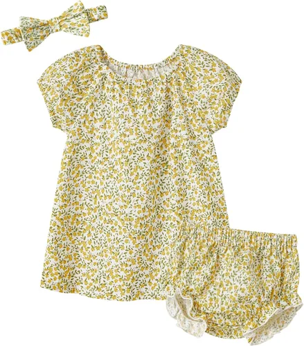 Vista 58 de pureborn Vestido de bebé niña 0-24 meses