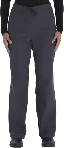 Vista 2 de Vital Threads Conjunto de uniformes médicos para hombres y mujeres con cuello en V y pantalón con cordón VT501C