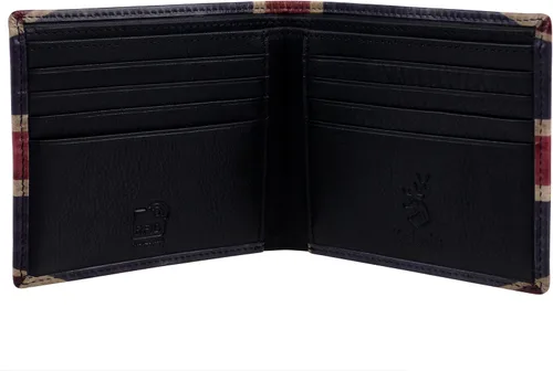 Vista 3 de Mala Leather - Cartera delgada para hombre Union Jack Kalmin Collection, multicolor, multicolor, gama Union Jack, Multi Color, Gama Union Jack