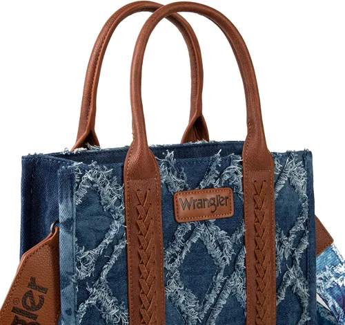 Vista 4 de Wrangler - Bolso de mano estilo occidental para mujer, bolsos aztecas bohemios