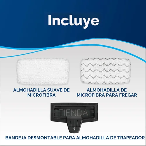 Vista 7 de Bissell PowerFresh Vac & Steam todo en uno Aspiradora y mopa de vapor, 2747A