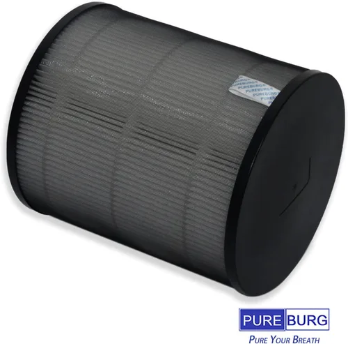 Vista 2 de PUREBURG Filtro de repuesto compatible con Jafända JF100 Jafanda purificador de aire JF100-RF, H13 True HEPA y filtración multicapa de carbón