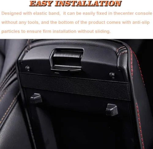 Vista 5 de Cubierta para Reposabrazos de Coche Impermeable Cubiertas de Almohadilla de Consola Central Resistente a Rayones Protección Completa Protector
