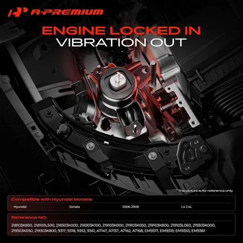 Vista 2 de A-Premium - Kit de montaje para motor y transmisión (4 unidades)