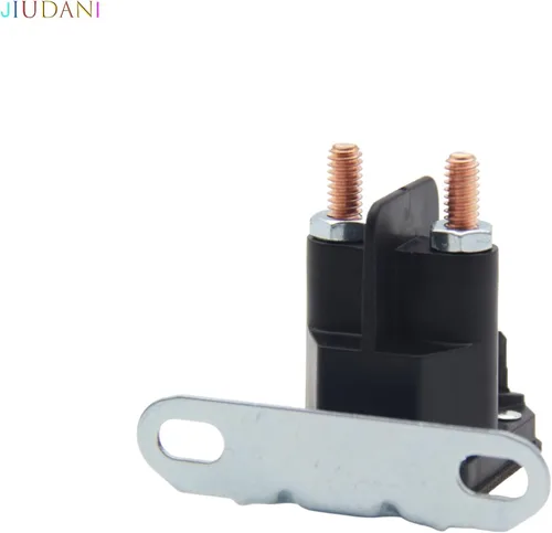 Vista 3 de Solenoide de arranque de repuesto de 12 V compatible con tractores de césped John Deere, MTD y Cub Cadet (AM138068 725-04439)