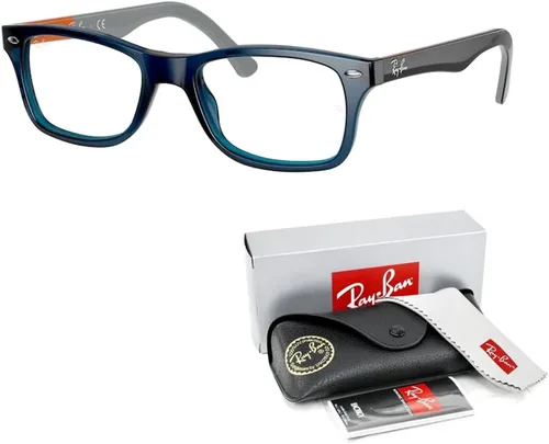 Vista 3 de Ray-Ban RX5228 - Lentes cuadrados para hombre y mujer + paquete con kit de gafas de diseñador iWear