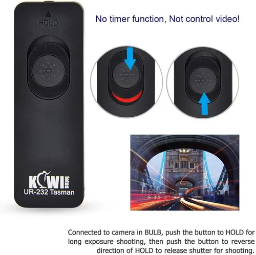 Vista 5 de Kiwifotos MC-30 Control remoto obturador cable para Nikon Z8 Z9 D850 D500 D5 D810 D810A D800 D700 D4s D4 D3 D3s D3X D2H D2X D2Hs D2Xs D300s D300