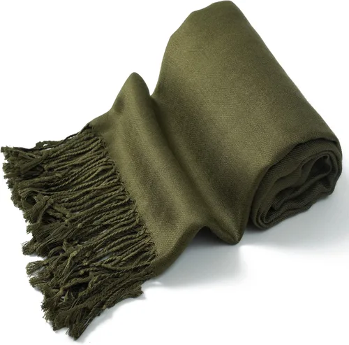 Vista 7 de CJ Apparel Solid Color Tassels Design Nepalese Shawl Seconds Scarf Wrap Stole Throw Head Wrap Pashmina Hand Made in Nepal New