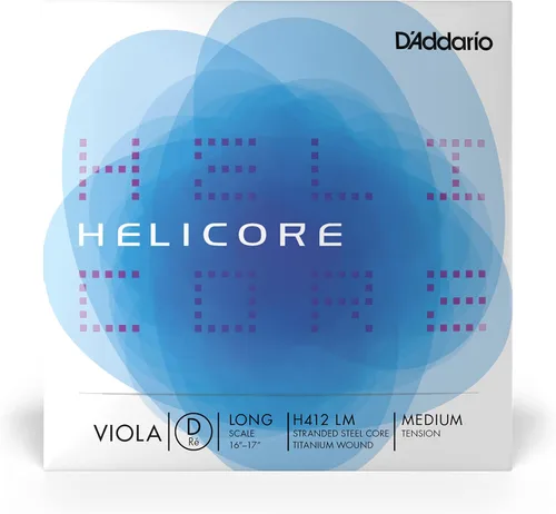 Vista 22 de D'Addario Helicore Viola Single A String, larga escala, tensión media