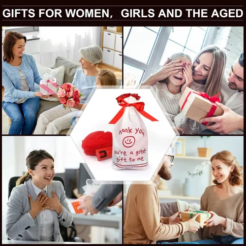 Vista 7 de Keychain Set for Women with Alarm, Pom Pom, Whistle, Gifts for Girls, Friends, Women, Mom and Daughter