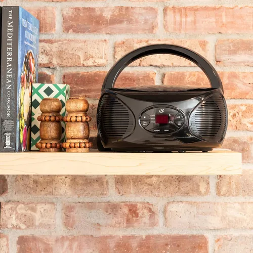 Vista 7 de GPX Bluetooth CD Boombox con radio FM, altavoz estéreo portátil