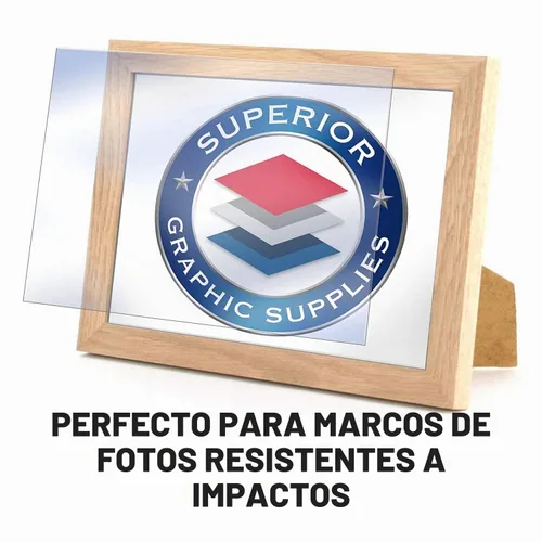 Vista 4 de Lámina de plexiglás transparente PETG 48" x 48" – Tablero de plástico acrílico de 40mil de grosor – Flexible, duradero y fácil de cortar