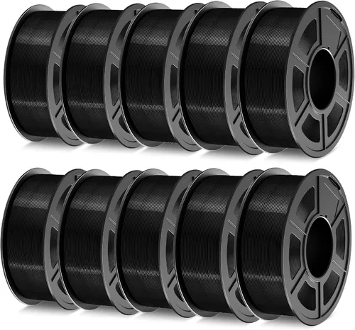Vista 40 de TECBEARS Filamento PETG 1.75, paquete de 4.4 lbs, Multi T2506
