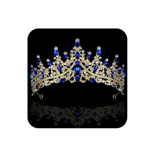 Vista 12 de COCIDE Tiaras para mujeres y niñas, Cristal Diamante falso, Cristal