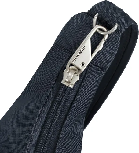 Vista 12 de Travelon Bolsa de mensajero esencial clásica antirrobo Negro