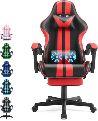 Vista 12 de Silla ergonómica de juego Miami Blue para adultos y adolescentes