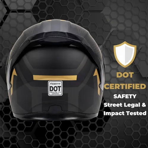 Vista 4 de Casco modular para motocicleta FIOEMI Negro Mediano Grande XL Visor extra tintado + Máscara de esquí Casco de cara completa con visera