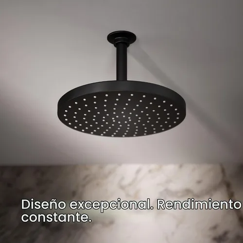 Vista 8 de Kohler 76465-G-BL Awaken® 10" cabezal de lluvia de una sola función, 1.75 gpm, negro mate