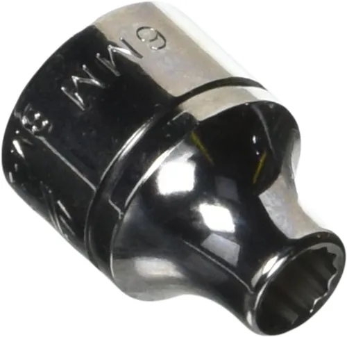 Vista 23 de Williams JHWB-1232 - Zócalo poco profundo de 3/8 pulgadas, SAE de 12 puntos, 1 pulgada, acabado cromado pulido