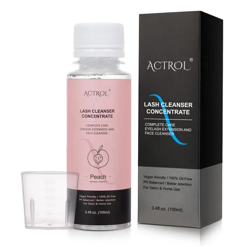 Vista 7 de ACTROL Aloe Lash Shampoo Recarga Concentrado 3.4 fl oz para Extensiones