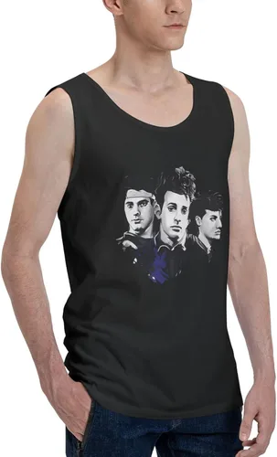 Vista 2 de Soda Music and Stereo Men's Tank Top Graphic Quick Dry Sleeveless Tee Shirt Beach Workout Tanks