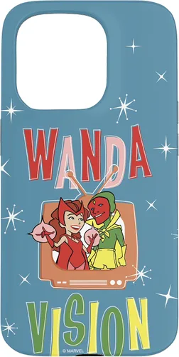 Vista 14 de Marvel WandaVision Wanda & Vision Retro TV Artwork - Carcasa para iPhone 17