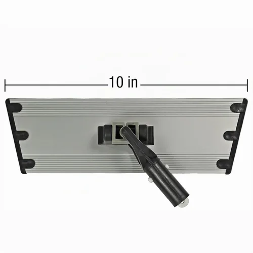 Vista 6 de CleanAide Marco plano para placa de fregona para almohadillas de microfibra de 10 pulgadas, aluminio de grado comercial con giro de 360°, cierre