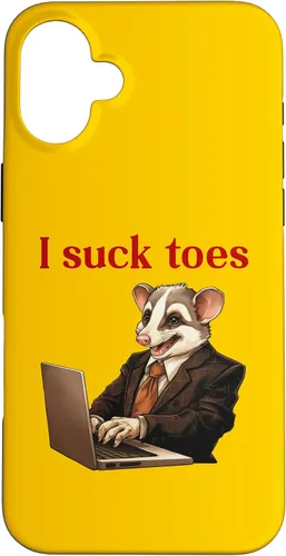 Vista 22 de Funda para iPhone 12 Pro Max Funny Feet Lover Lamiendo los dedos del pie Humor extraño I Chuck Toes