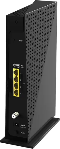 Vista 7 de Modem router con cable, de Netgear, Nighthawk AC1900 (24 x 8) DOCSIS 3.0, ideal para Xfinity Internet y Voice (C7100V), Negro