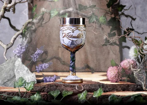 Vista 5 de Nemesis Now Copa Rivendell con licencia oficial de El Señor de los Anillos, color blanco, 7.7 in