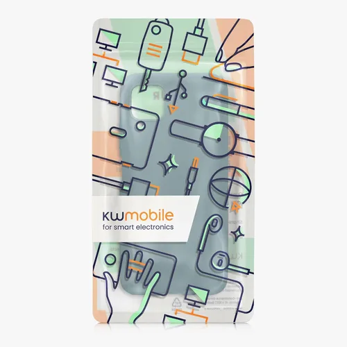 Vista 7 de kwmobile Funda compatible con Huawei P40 Lite - Funda protectora de silicona TPU suave y delgada - Arctic Night